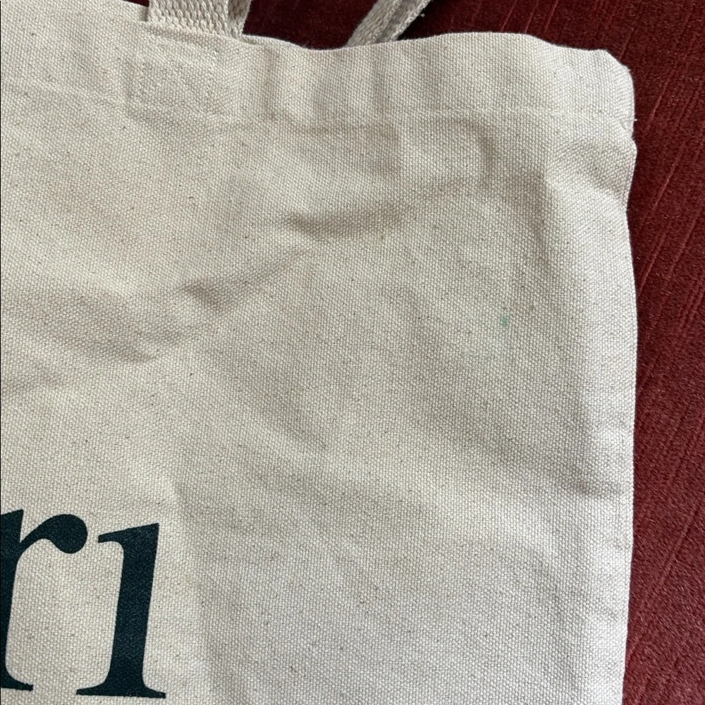 Vuori Cream Canvas Tote Bag “The Rise. The Shine.” - Picture 4 of 4